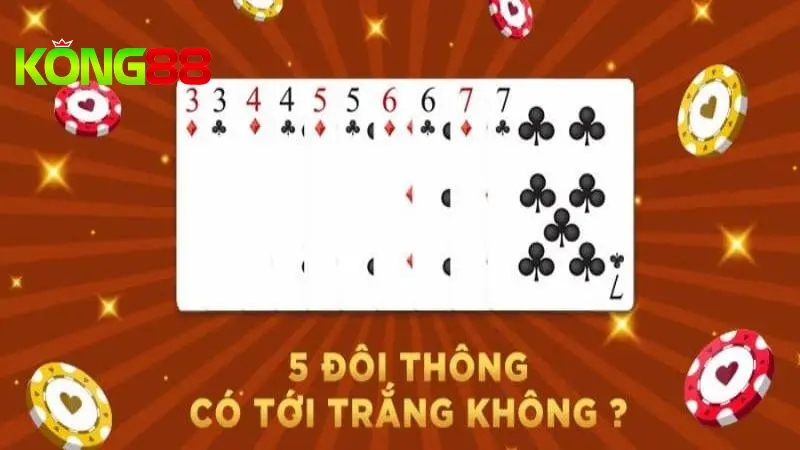 Cách tính thưởng theo luật tiến lên miền Nam tới trắng