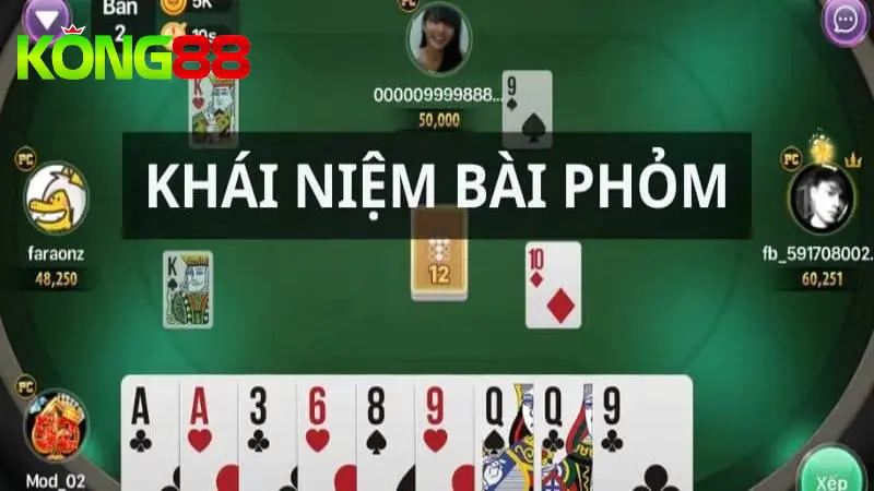 Hướng dẫn cách chơi bài phỏm tại nhà cái Kong88