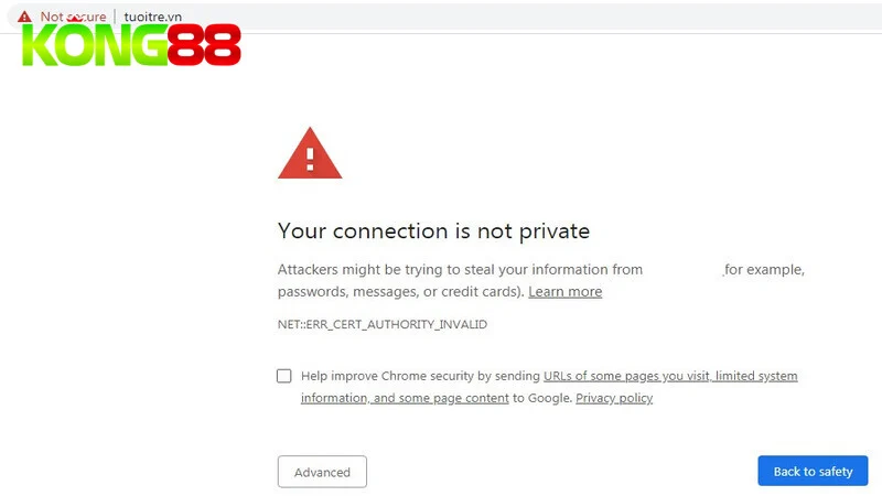 Vì sao bạn không vào được link truy cập nhà cái Kong88?